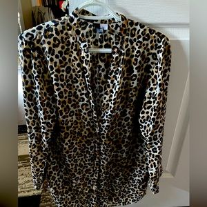 Leopard print blouse